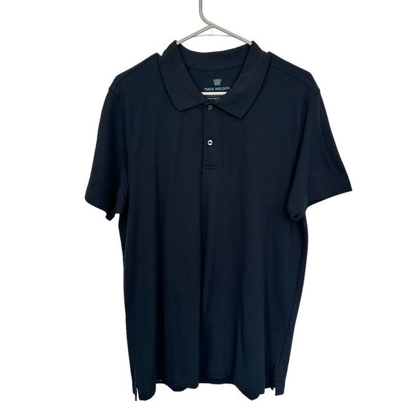 Mack Weldon Other - Mack Weldon Silver Pima Cotton Pique Stretch Polo Shirt in Black, Large